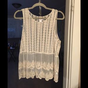 Lace Top, Large